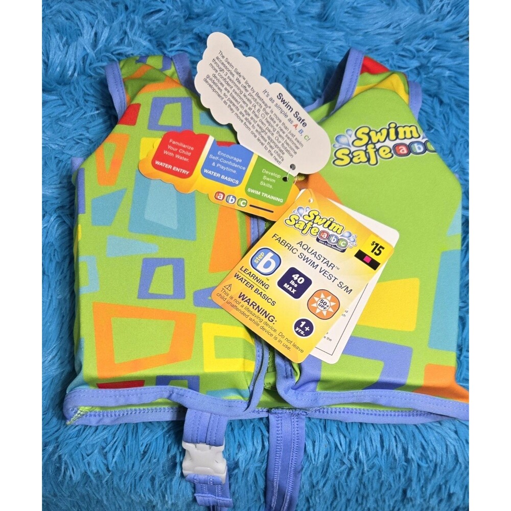 Swim Safe ABC Aquastar Fabric Swim Vest S/M